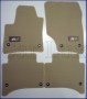 Alfombrillas coche VW Touareg I R-Edition beige Anclaje Ovalado